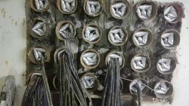 北京小區配電室封堵后~1